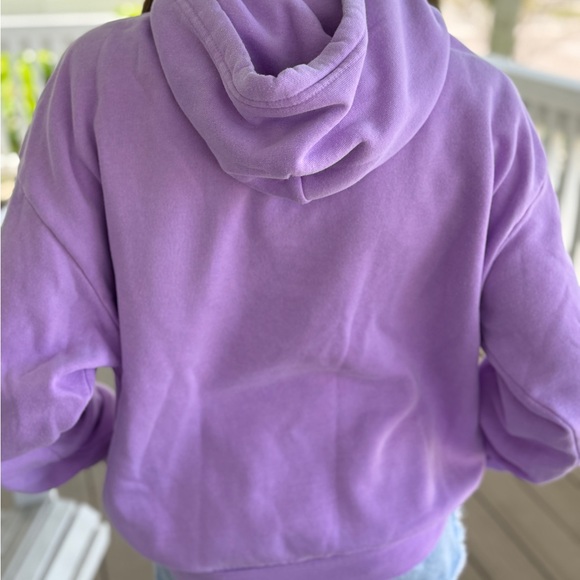 Aviator Nation Aspen Relaxed Pullover Hoodie - Purple - Picture 2 of 2
